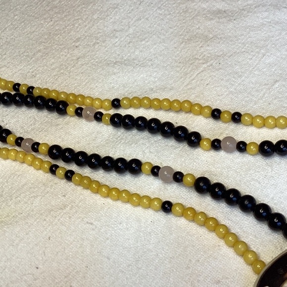 FINAL SALE PRICE Yellow 4 Strand & Karla Jordan Toucan Necklaces - Picture 4 of 10